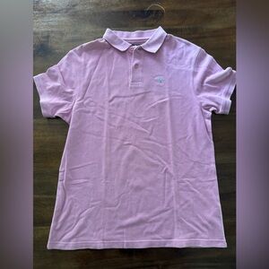 Men’s Barbour Pink Polo Shirt Size Large
